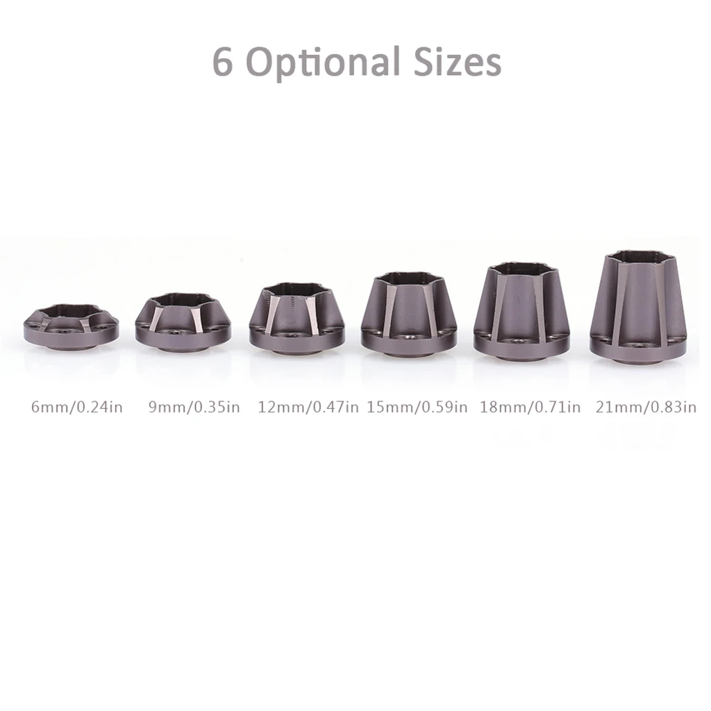 4Pcs rc 6mm 10mm 12mm 15mm 18mm 22mm  Wheel Hex Hub Adapter for 1.9/2.2inch Wheel Rim 1/10 Axial SCX10 Traxxas RC Crawler