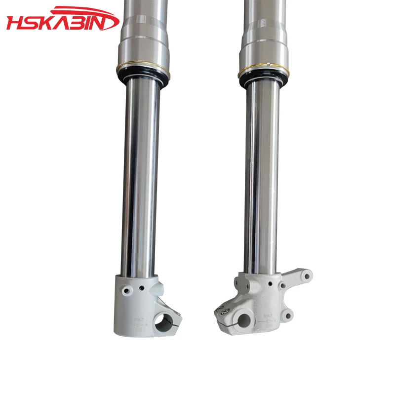 Off-road Motorcycle Double Adjustable Front Shock Absorber Aluminum Alloy With Guard Plate  accessories for motorcycles pit bike