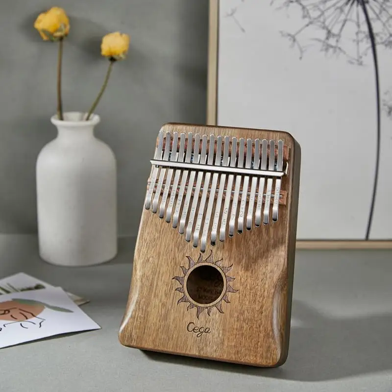 free sample instrumentos musicales cega acacia mini 17keys kalimba musical instrument