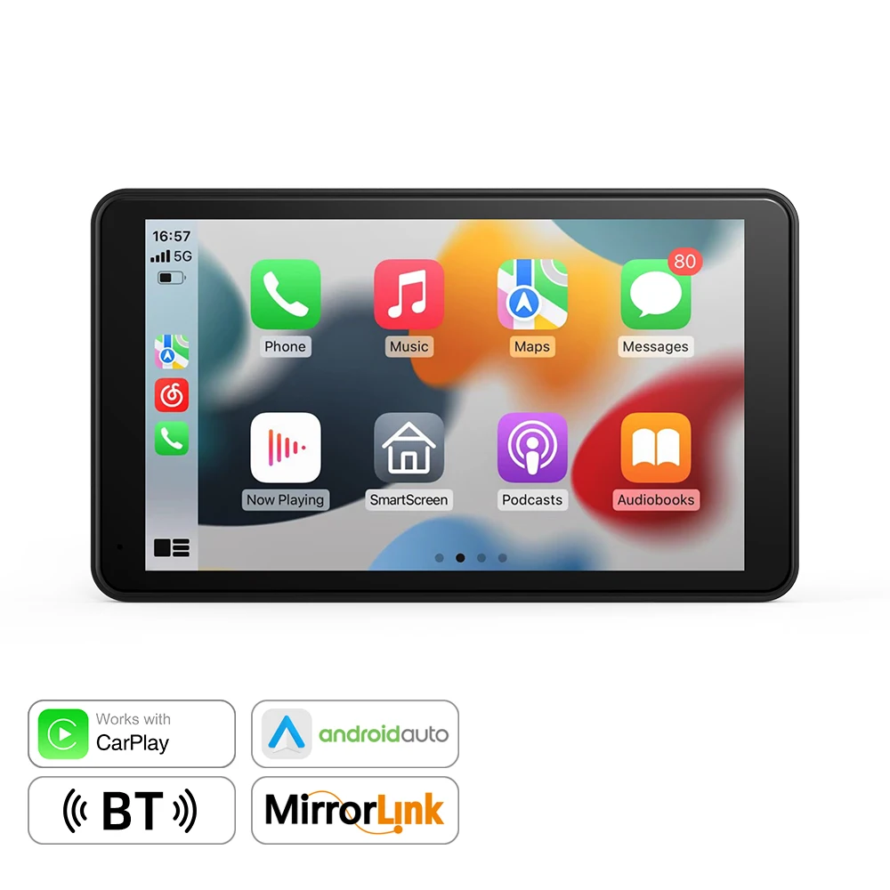 GRANDnavi Hot Sales Portable Linux System Type C Navigation System Carplay Android Auto Touch Screen