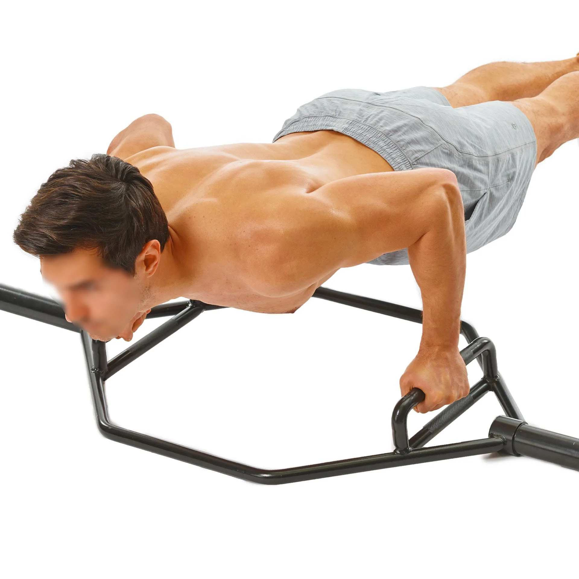 Multi functional Hex Bar Hexagon Weight Lifting Trap Bar Pro Barbell for Deadlift