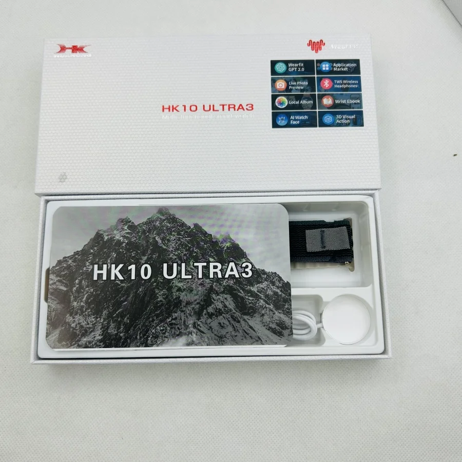 HK10 ULTRA 3 HK10 pro max Smartwatch 4GB Storage G-sensor GPS chat GPT 3D menu Watch 10 serie 10 Smart Watches HK10 Pro plus