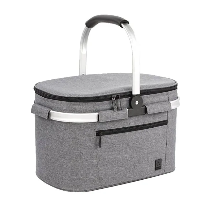 Foldable Insulated Moderm Picnic Shopping Basket