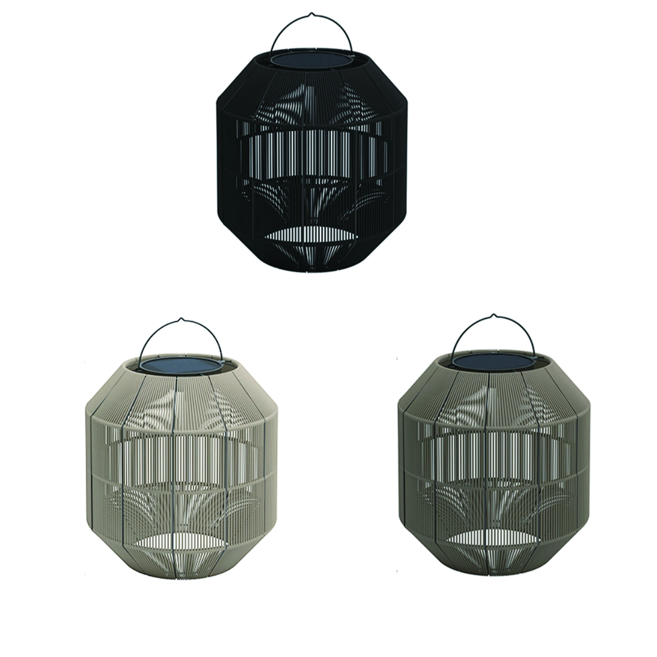 G-2017-CDK woven rattan led IP54 waterproof indoor and outdoor courtyard atmosphere rechargeable camping portable floor lamp