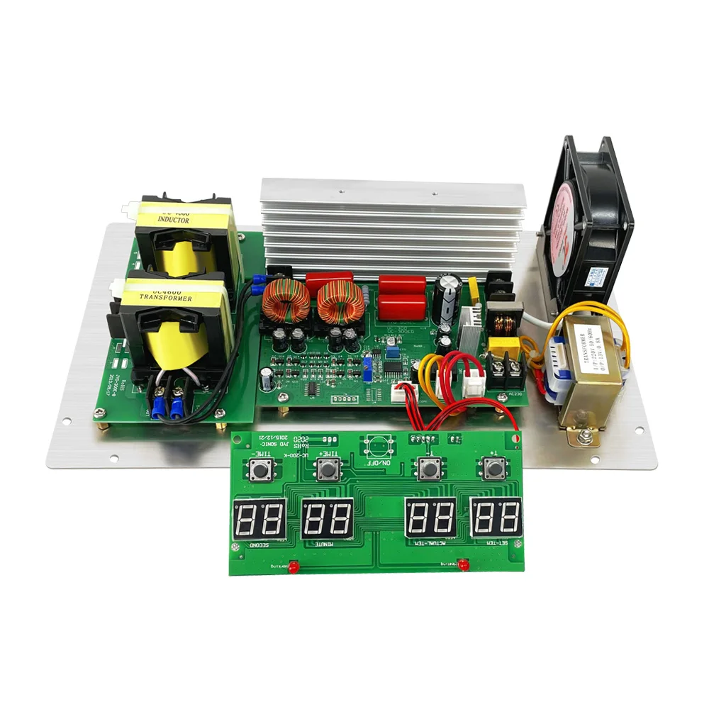600W 240W 60W 40Khz PCB Board Driver Circuit Ultrasonic Cleaning Generator with MCU SWEEP Frequency Scan
