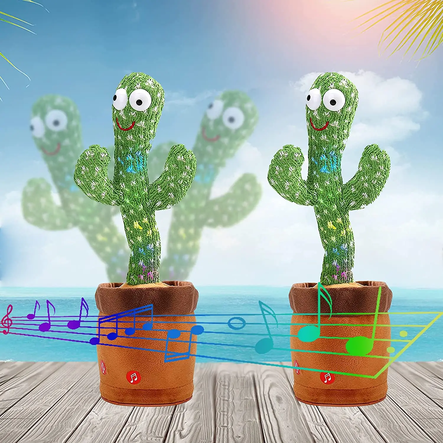 32cm soft plush Electric Twisting cactus toy Talking Singing Music Dancing Cactus Plush Toy