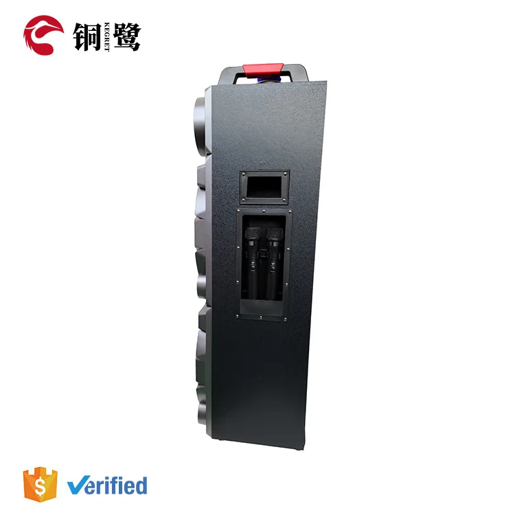 KEGRET Karaoke Wireless Party Dj Active Speaker Trolley 12 Inch Rechargeable Battery Powered Outdoor Professional Speaker Box