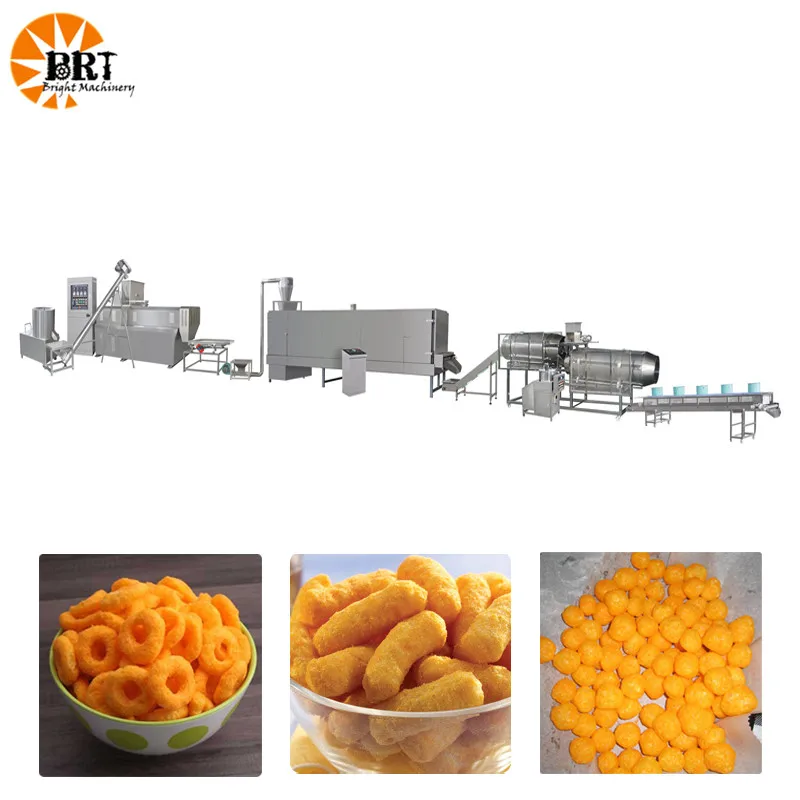 high quality corn puff snack manufacturing machine automatic corn sticks production line puff snacks processing machinery