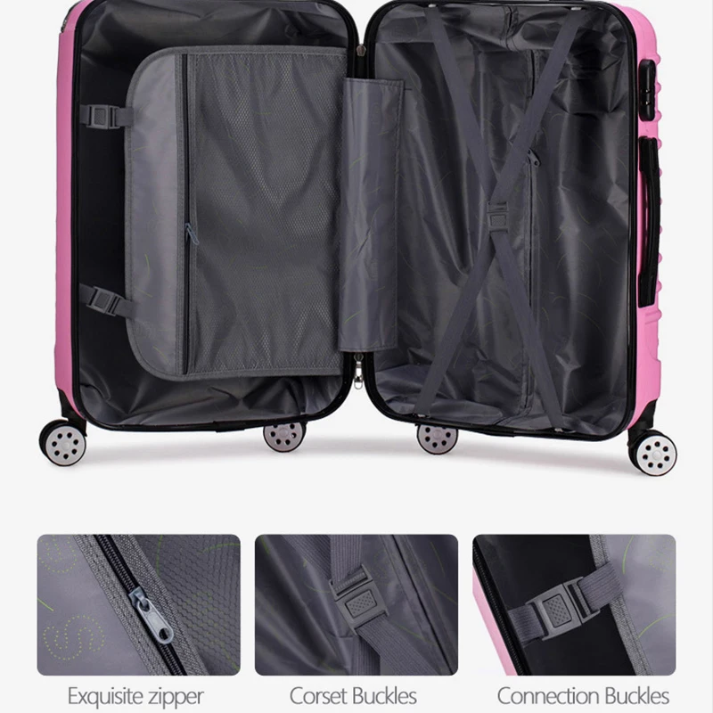 luggage tsa women suitcase set ride on luggage kids abs hardshell suitcase carry on closet suitcase with closet