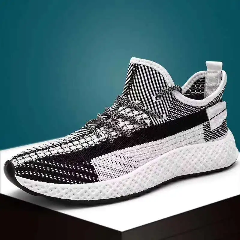 Дышащая популярная новая стильная мужская спортивная обувь, повседневная обувь для прогулок