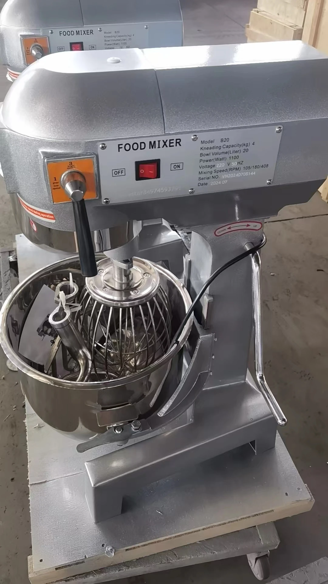 Hot sale food mixer egg butter mixer commercial bakery equipment