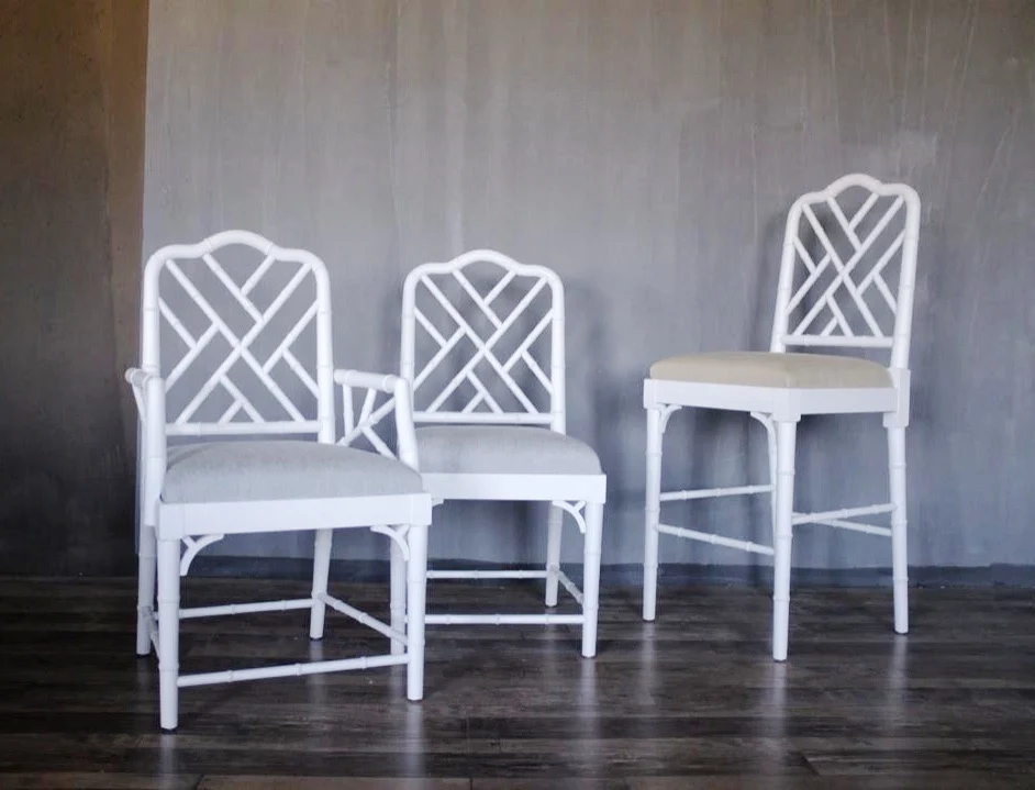 Wholesale Classic Design Modern Adjustable Wooden Bamboo Dining Chairs