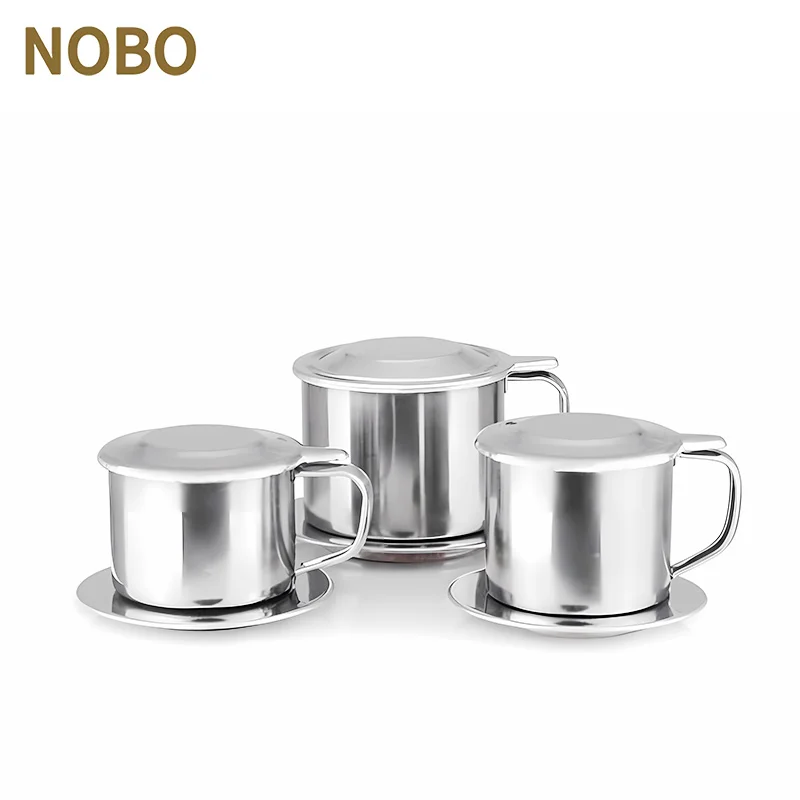Hot Selling Mini Pour Over Hanging Stainless Steel Vietnam Drip Cold Coffee Brew