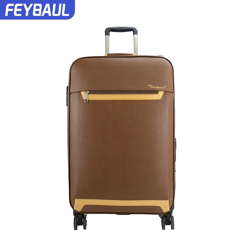 Hot selling 3pcs PU Leather suitcase set trolley bag luggage & travel bags