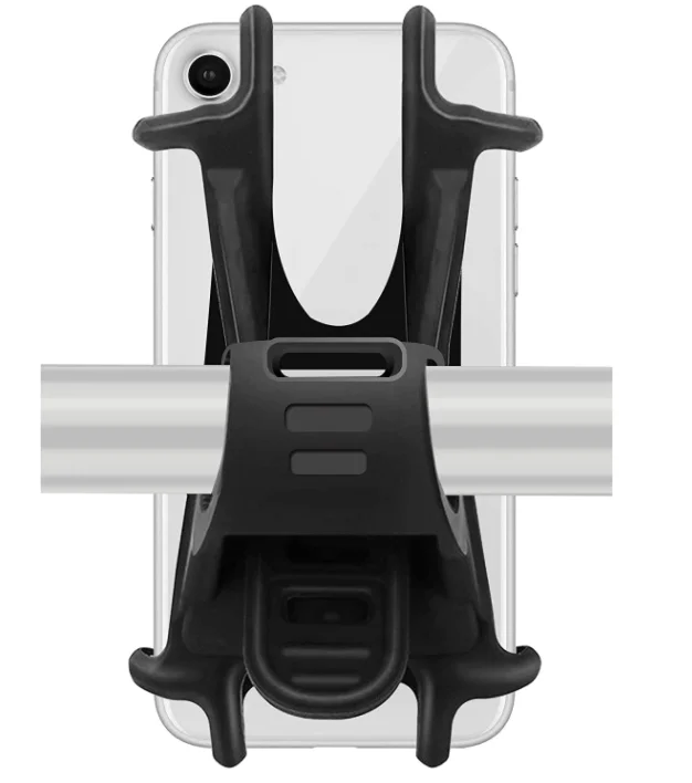 Universal 360 Rotation Universal 360 Rotation Bike Accessories Anti-Drop Smart Bike Phone Holder Silicone Strap For Riding Sport