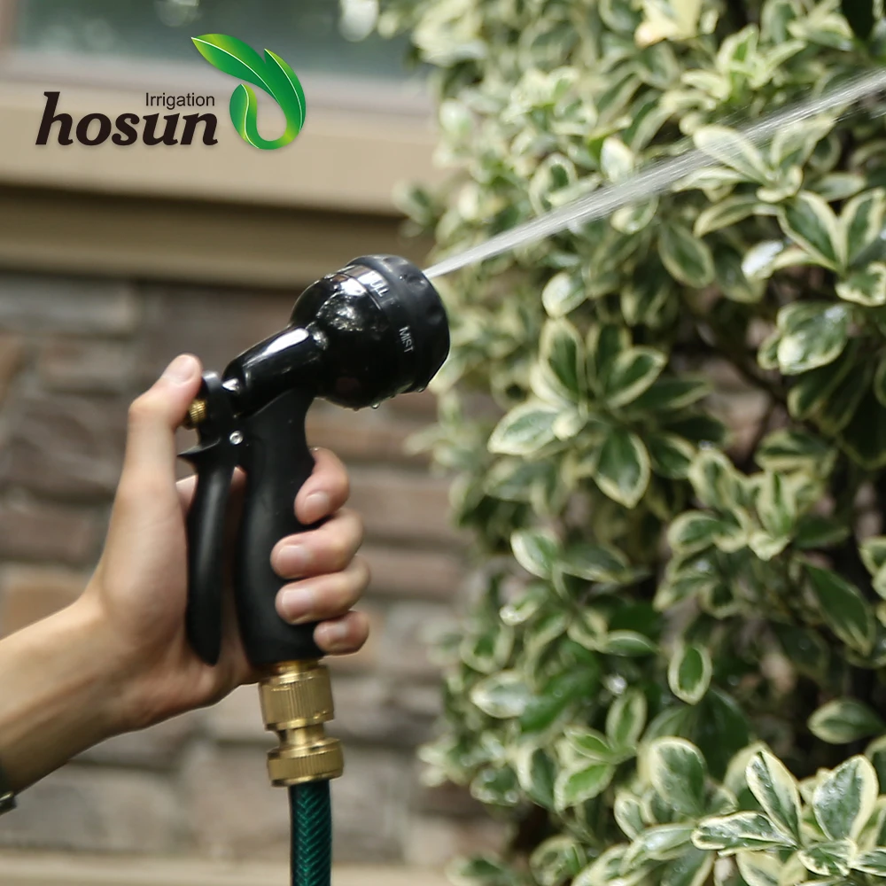 Good price rubber car washer steam lighter misting waterjet fog jet garden hose mist water sprayer nozzle