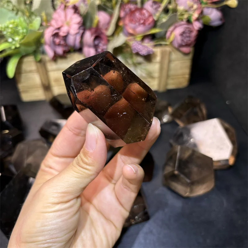 High Quality Natural Crystal Fengshui Stone Large Smoky Big Clear Smoky Quartz Free Form for Ornament