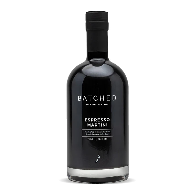 Batched Cocktails Espreso Martini 725ml Luxury Healthy Alcoholic Beverage Drinks Wine Manufacturer