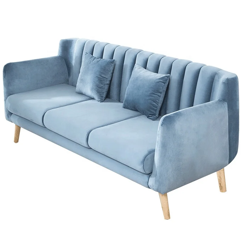 Lounger Sofa Small Family Simple Modern Fabric Sofa Single Double Bedroom Living Room Household Sofa Chair