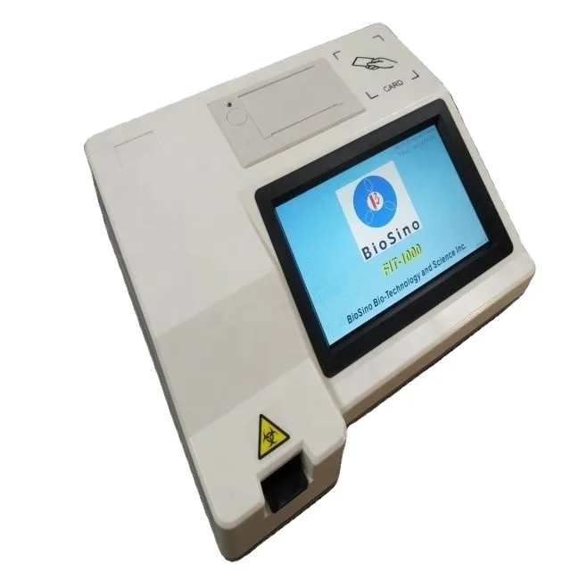 portable hematology chemistry diagnostic dry fluorescence immunoassay poct analyzer for medical laboratory