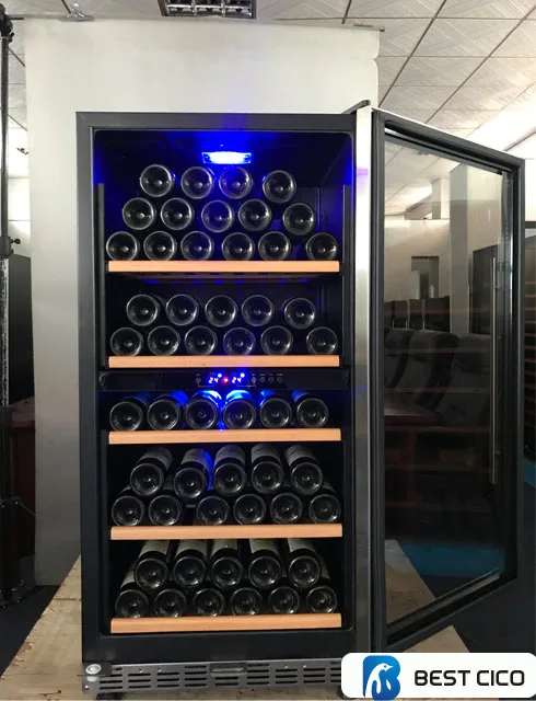 1.2M Height compressor wine cooler  luxury design wine refrigerator wine Chilling fridge SF-72D1
