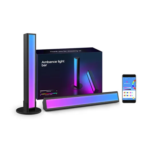 2PCS Ambient RGB Light Bars for Room Led Strip Lights Gaming TV Backlights LED Lighting Accessories for Home Decor Ceiling Bar