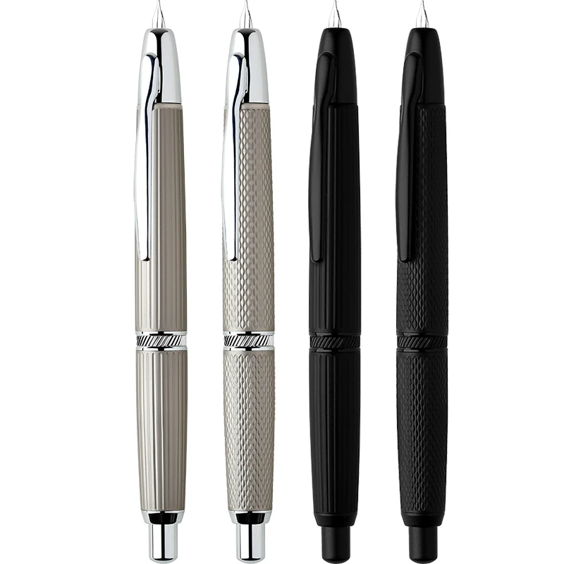 Majohn A1 press push telescopic Engraved plate ink sac aspirator dual purpose correction posture practice hard pen fountain pen