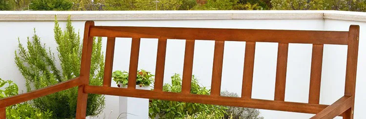 high quality good sale hardwood concrete park garden benches for outside