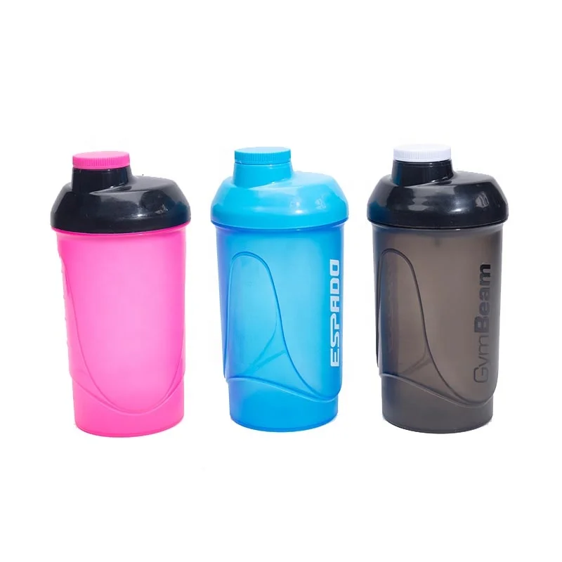 BPA Free Plastic 20 oz Shaker Bottle Protein Shaker Bottle with Mixing Agitators for Protein Mixes