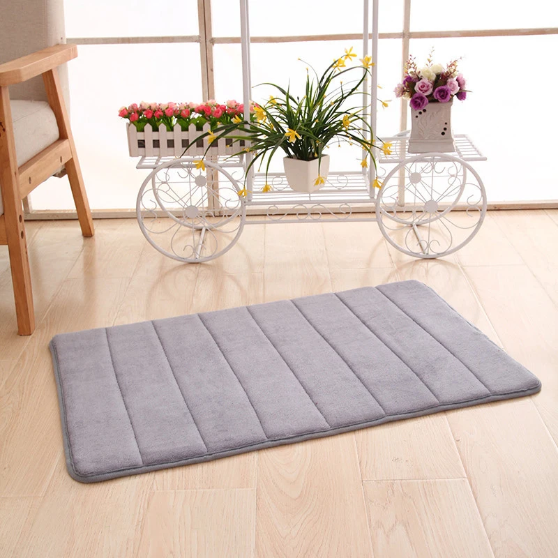 
Wholesale Non-slip Bath Mats for Household 40cmX60cm Memory Foam Bath Mat 