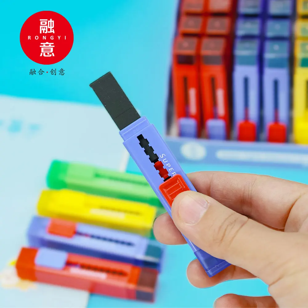 Factory in stock fast shipping magnetic push hero cartoon color contrast student supplies promotion for children