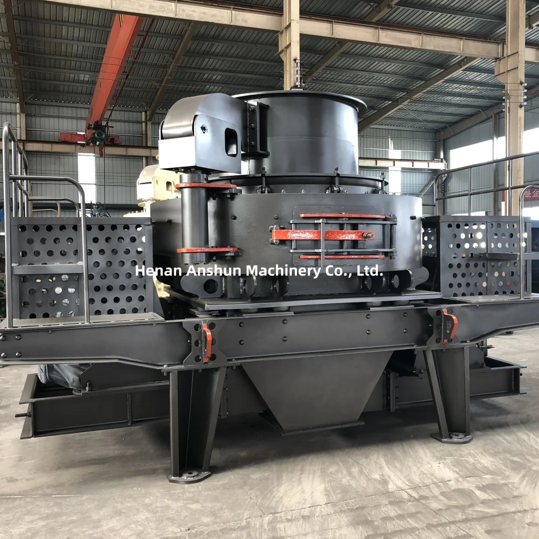 mining aggregate stone rock pebble vertical shaft impact crusher artificial sand maker for sale