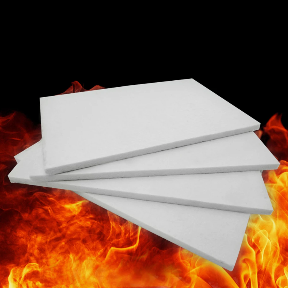 1260c 50mm High Temperature Thin Ceramic Fiber Board For Furnace Lining Insulation