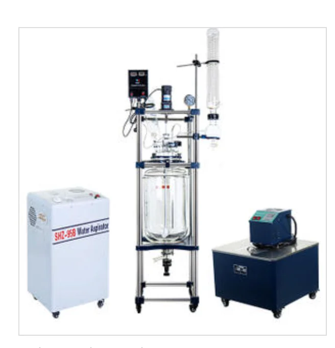 Lab Chemical 5 L glass Reactor with CE confirm