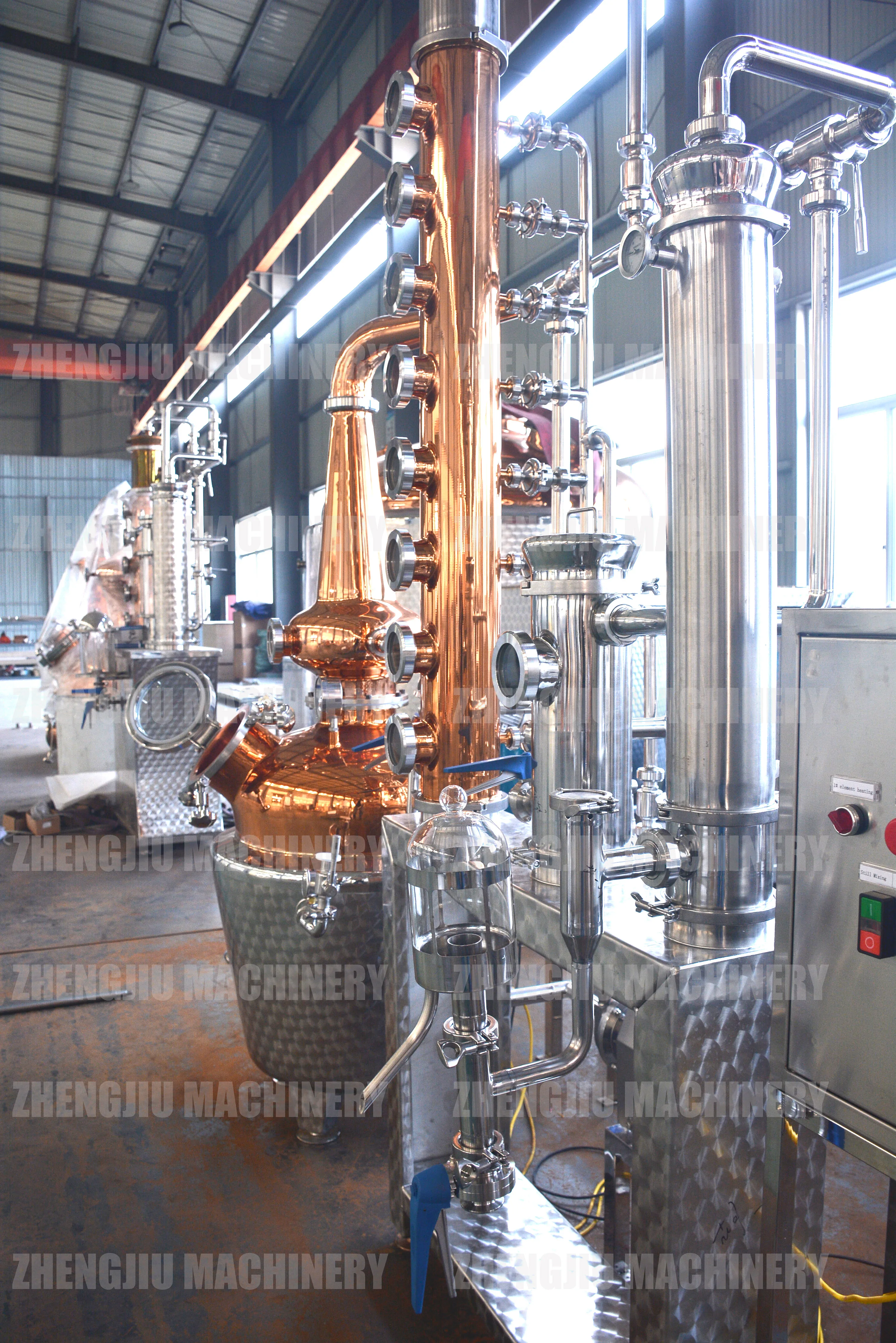 whiskey stills copper moonshine alcohol production equipment Hot sale ZJ factory distillery machinery