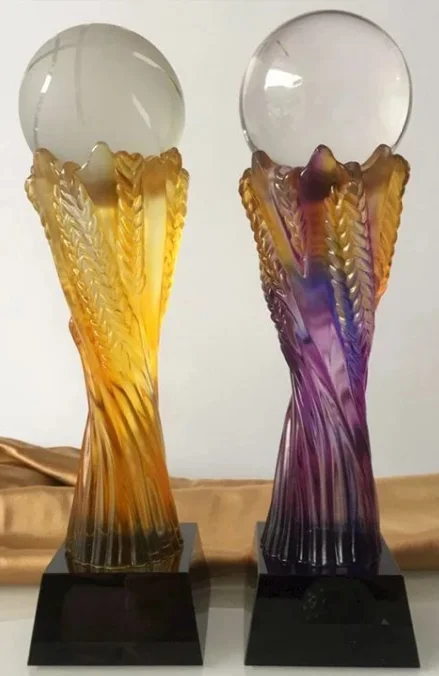 VIP Gifts Sports Souvernis Customized K9 Crystal Baseball Trophy