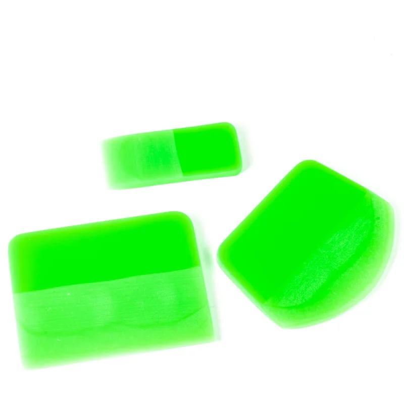 Автомобильный скребок для стекла ppf, мягкий силиконовый резиновый скребок, комплект из трех предметов для автомобильной виниловой упаковки