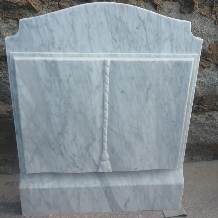 Factory directly supply Opening marble book design headstone