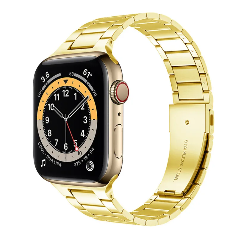 high quality band for apple watch,band for apple watch,slim stainless steel band for Apple Watch Series 7 6 5 4 3 2 1 SE
