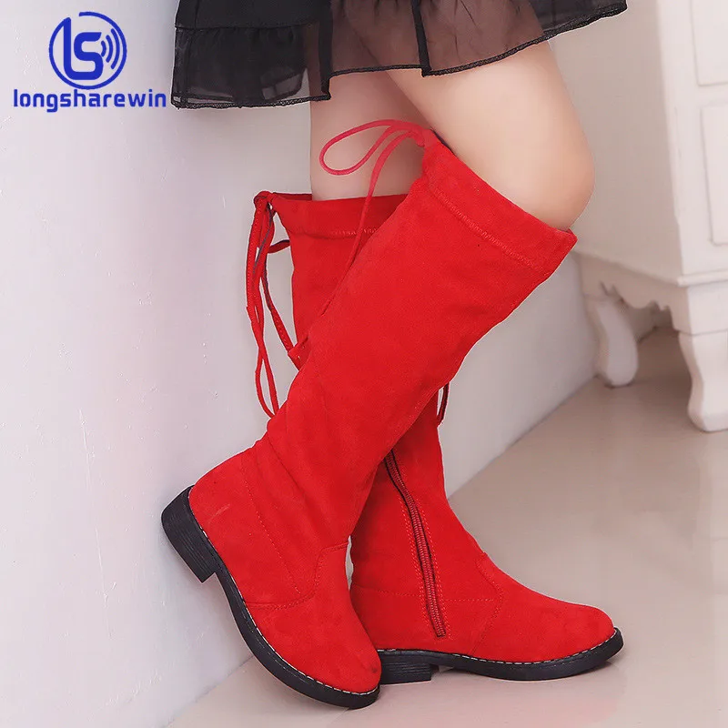 Новейший дизайн; Сезон зима детские высокие черные носки-подколенки для девочек кожаная обувь с высоким голенищем; Элегантная кожаная обувь, обувь для снега, женские сапоги