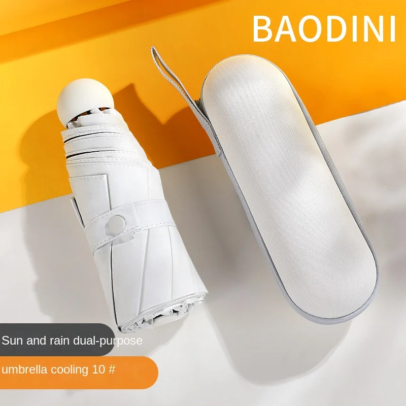 China Manufacturer Pill Box 5 Folding Pocket Umbrella