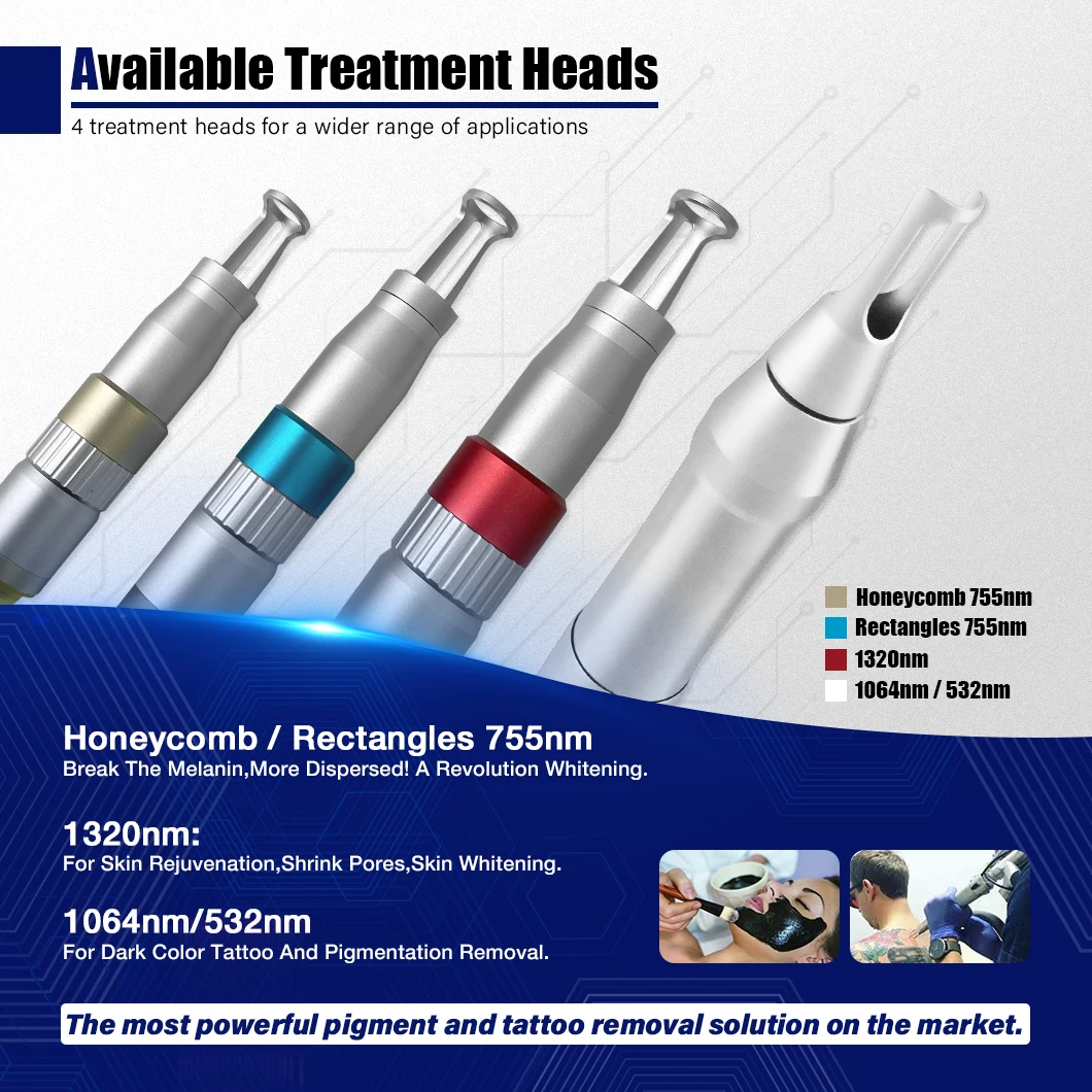 laser picosecond profesional pico second q switch nd yag laser machine nd yag for eyebrow tattoo removal