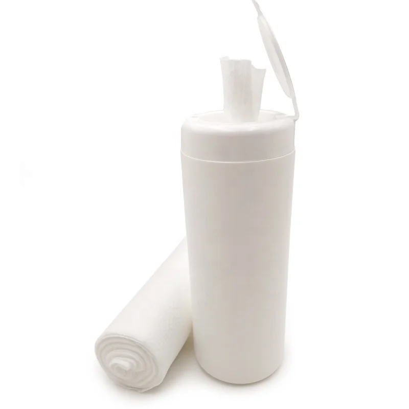 wholesale Durable using low price dry Household cleaning wipe dry wipe roll in barrel