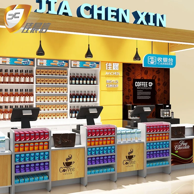 
Supermarket Checkout Counter/Good quality cash register/convenience cash stand for shop 