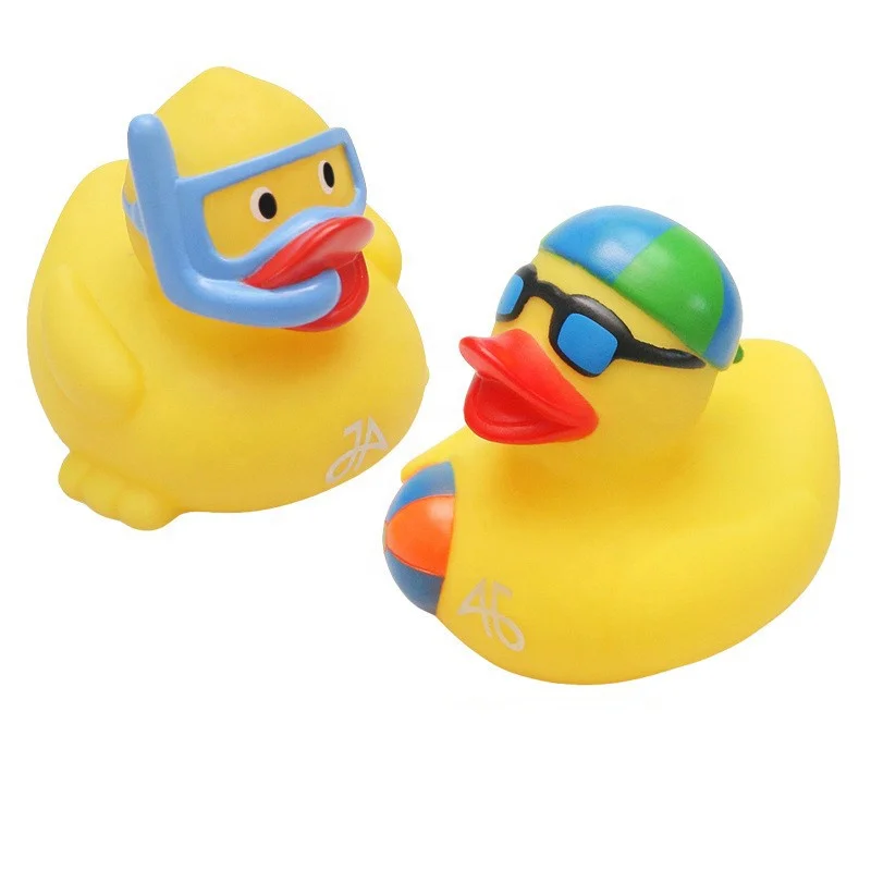 Custom Scuba Diving Vinyl PVC Bath Duck Squeeze Floating PVC Rubber Duck for Kids play bathtub Duck