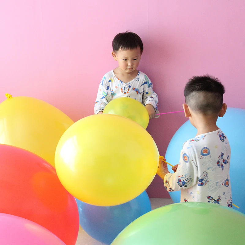 Wholesale party decoration cheap 18 inch multicolor latex balloon