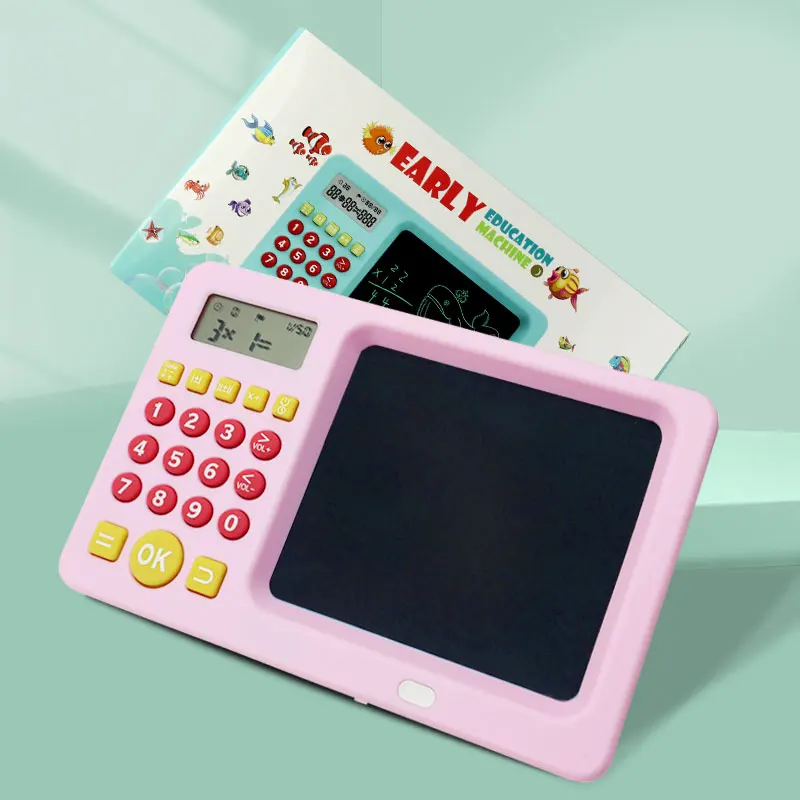 Custom Multi Language Digital Talking and Reading Pen Educational Toy Oral Calculation Math Training Machine LCD Writing Board