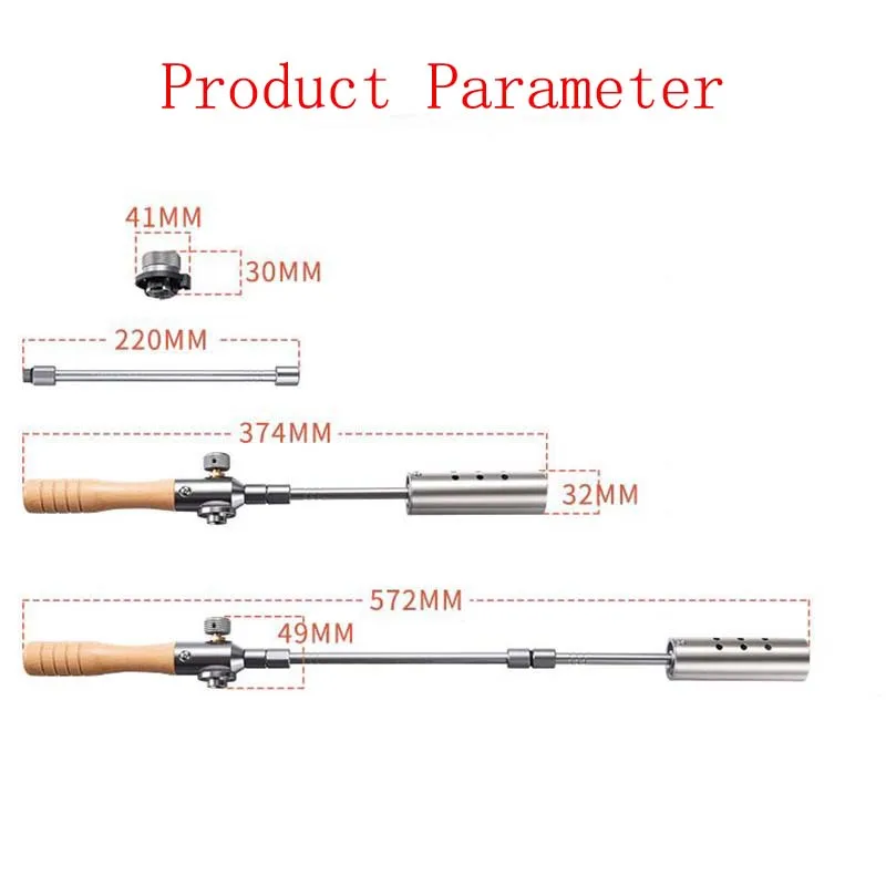 CAMPINGMOON MT-3955 Weeding Fires Machine Grass Burners Blowtorch Multipurpose Gases Torch Camp Flamethrowers