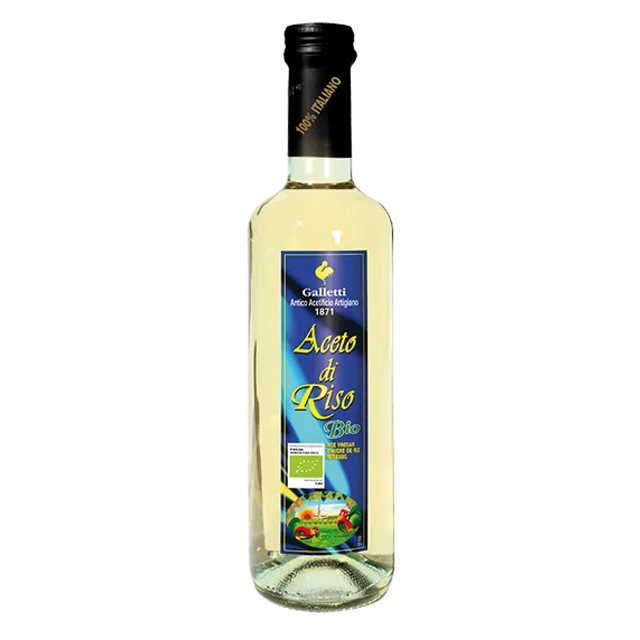 High Quality Organic Italian Rice Vinegar Acidity 5%