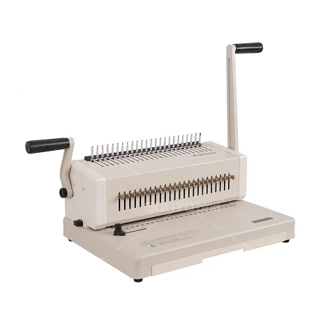 Comb Binding Machine Wholesale 24 Hole Commercial Plastic for Office Use 15 Manual Metal Punching Machine Manual Encoder 14.3mm